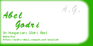 abel godri business card